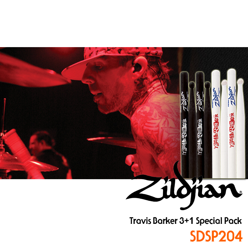 Zildjian Travis Barker 4 Pack -SDSP204 ASTB-